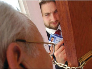 A 93-yr old Formby man got mugged on his own doorstep