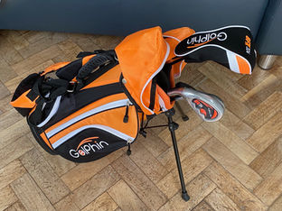 Used in Excellent Condition - Golphin Left Hand Golf Clubs for 3-4 Year-Olds. Height 39-43.5 inches