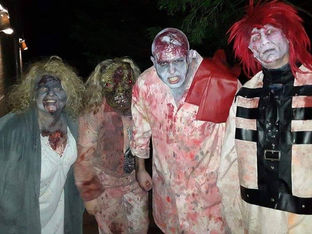 Hundreds of visitors walked the Halloween 'Dead or Alive' show in Formby