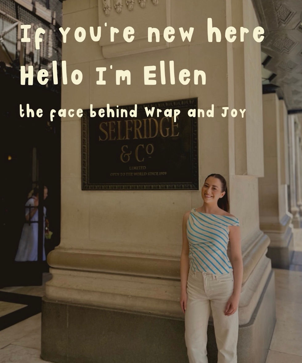 Ellen, the face behind Wrap & Joy