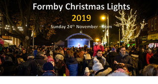 Formby Christmas Lights Switch On will be on Sunday 24th November 2019 at 5pm