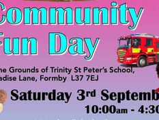 Community Fun Day on Saturday 3rd September with Fun Dog Show and family events at Trinity St Peters