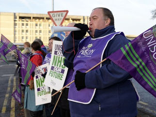 Unison calls off strike by NHS staff which was scheduled for today.....