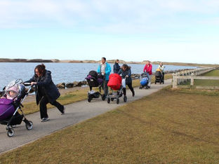 Mums get fit with their babies in active buggy exercise sessions