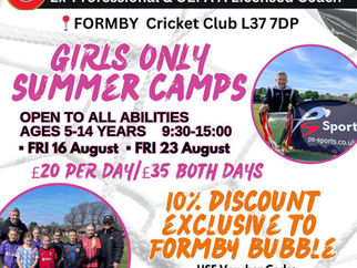 Exciting Girls Only Football Summer Camps at Formby CHS Club