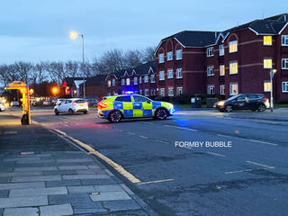 RTC in Formby, Church Road closed by police