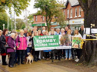 Save our Village Trees meeting had a great response in the village today