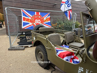 Army vehicles at Formby Pool today till 3pm