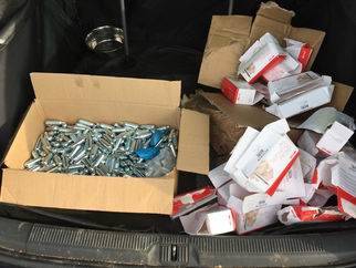 Silver capsules strewn all over Formby in huge quantities is becoming a problem