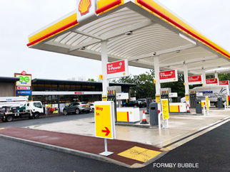 The new Shell Petrol Station, Spar and Greggs is now open on Formby bypass