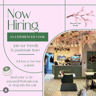 Blossoms Café in Formby are looking for an Experienced Cook