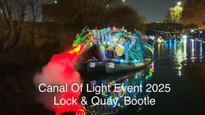 A Spectacular Night on the Water as Hundreds of People Attended Bootle’s 2025 Canal of Light Event