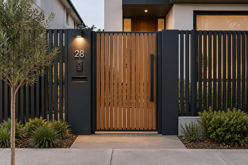 Make the Pedestrian Gate the Main Architectural Feature