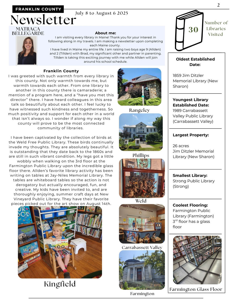 Newsletter Franklin Updated