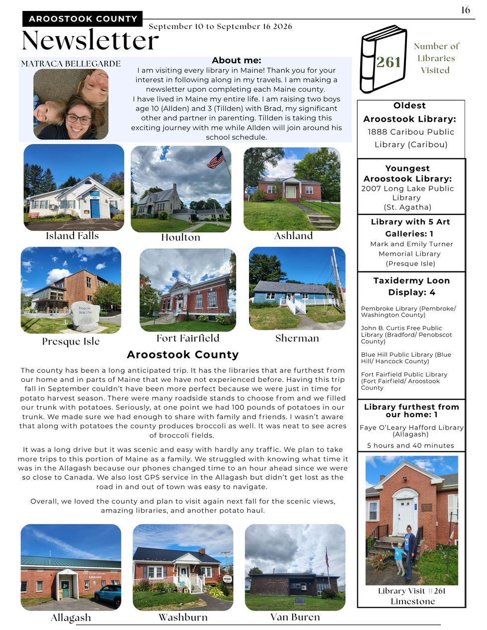 Newsletter Aroostook