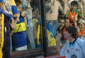 La única vez que Messi jugó en la Bombonera