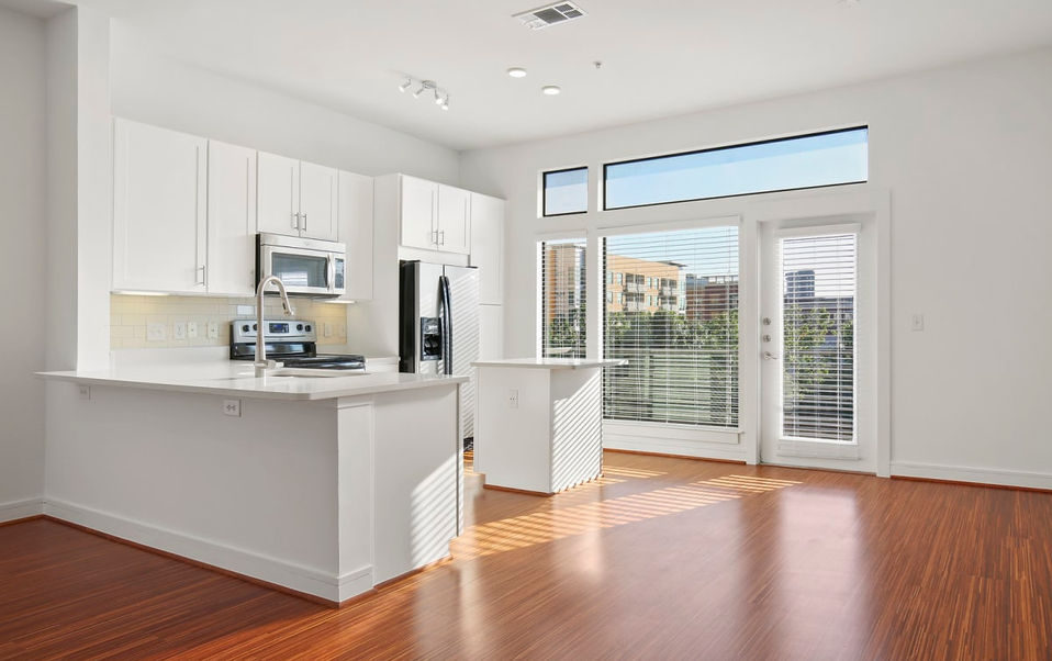 West Village - Interior view of luxury apartment unit in Dallas, Texas