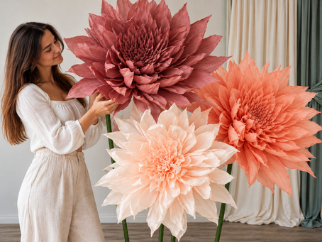 Flori gigant handmade: de ce sunt potrivite pentru evenimente