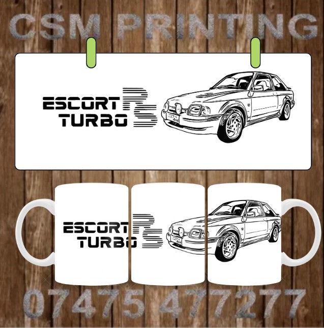 Ford Escort RS Turbo 11oz Cup