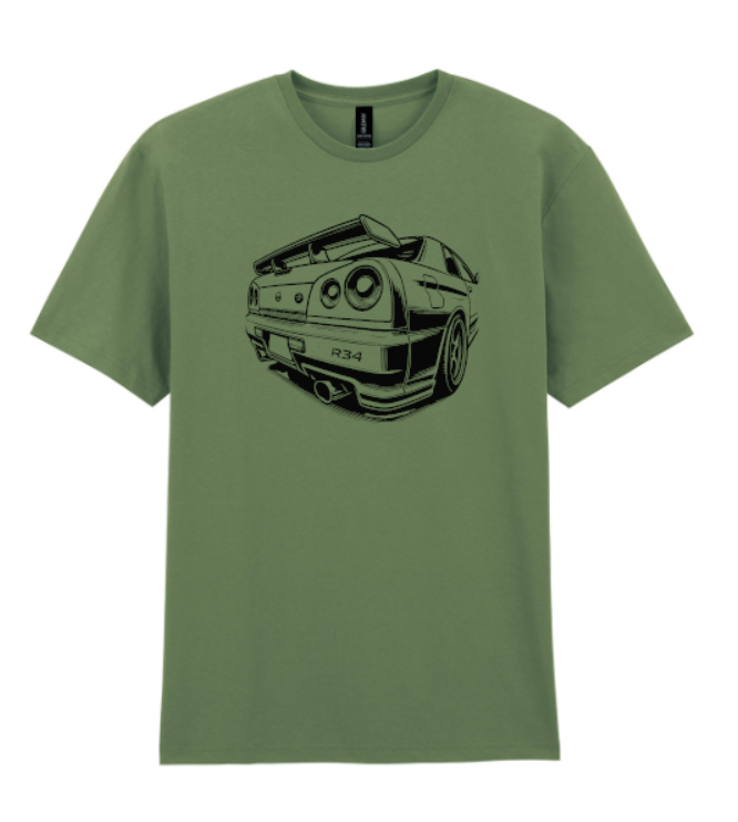 Thumbnail: R34 Skyline Rear End   T-Shirt