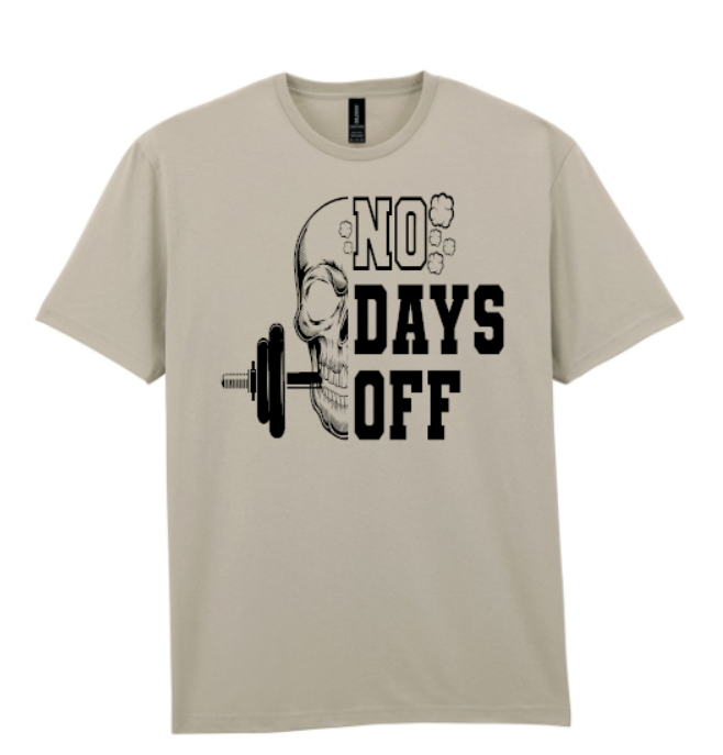 Thumbnail: NO DAYS OFF Gym Tee Shirt