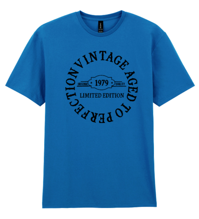 Thumbnail: Vintage Aged To Perfection T-Shirt Custom Year