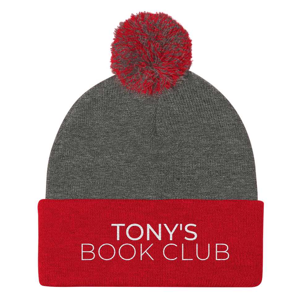 Thumbnail: Tony's Book Club Logo Pom-Pom Beanie