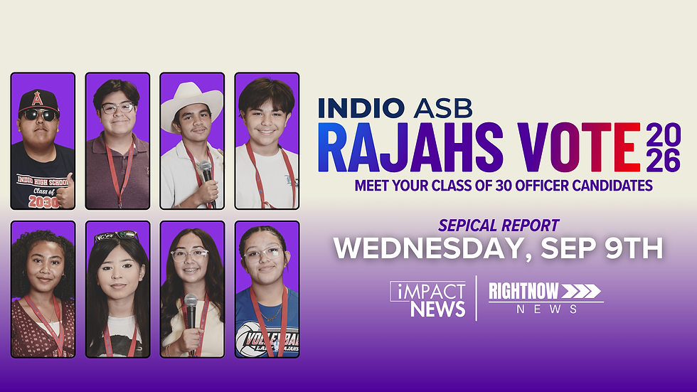 Indio ASB’s Rajahs Vote 2026 Returns as Freshman Election Gets Underway