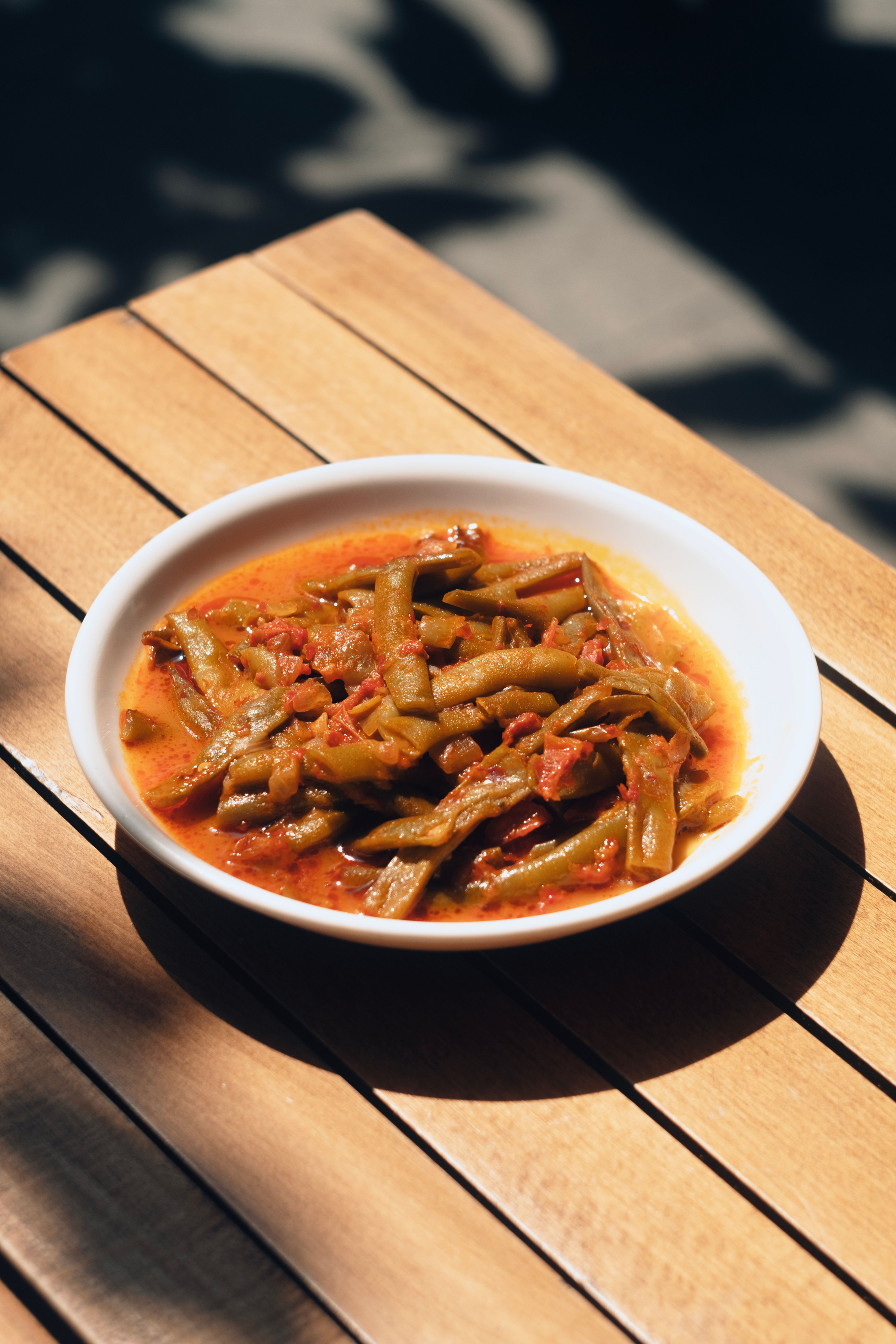 Stewed Fresh Green Beans