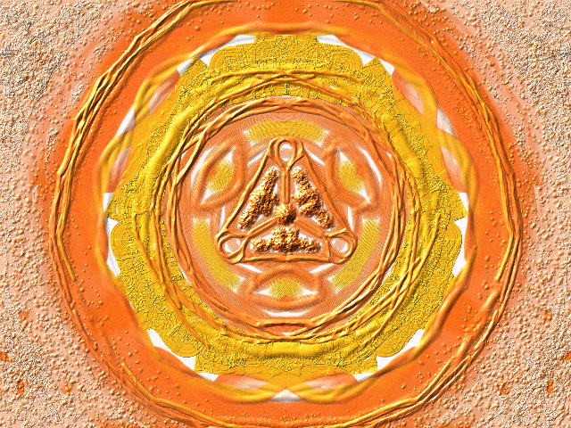 Chakra-Mandala Orange
