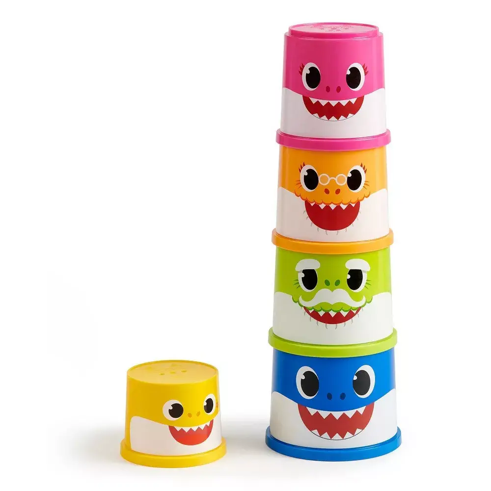 Baby Shark Stack and Play Cups - 5ct