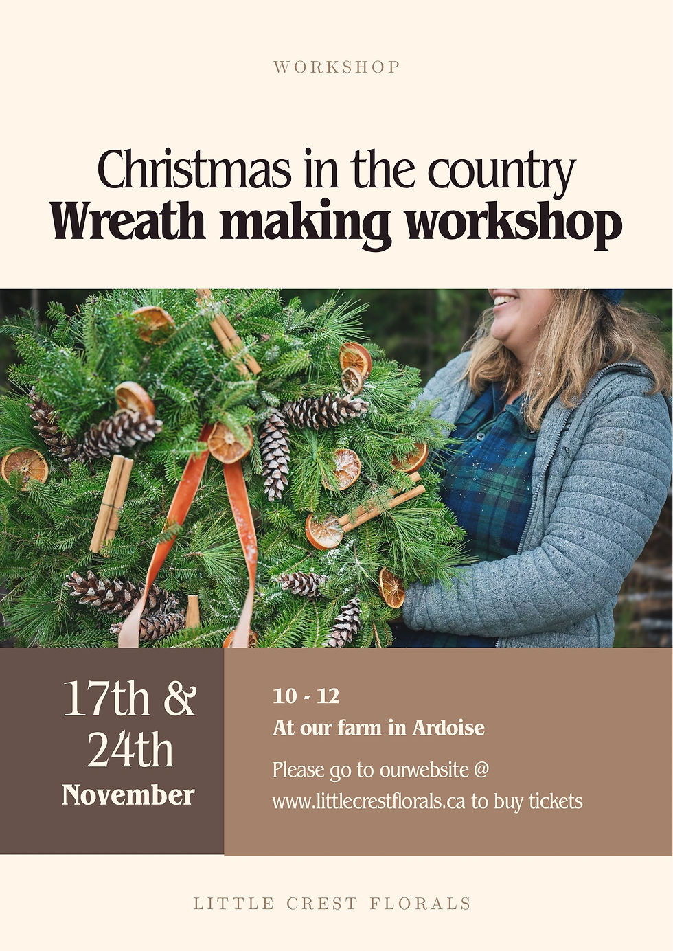 Wreath Making Workshop Nov 23