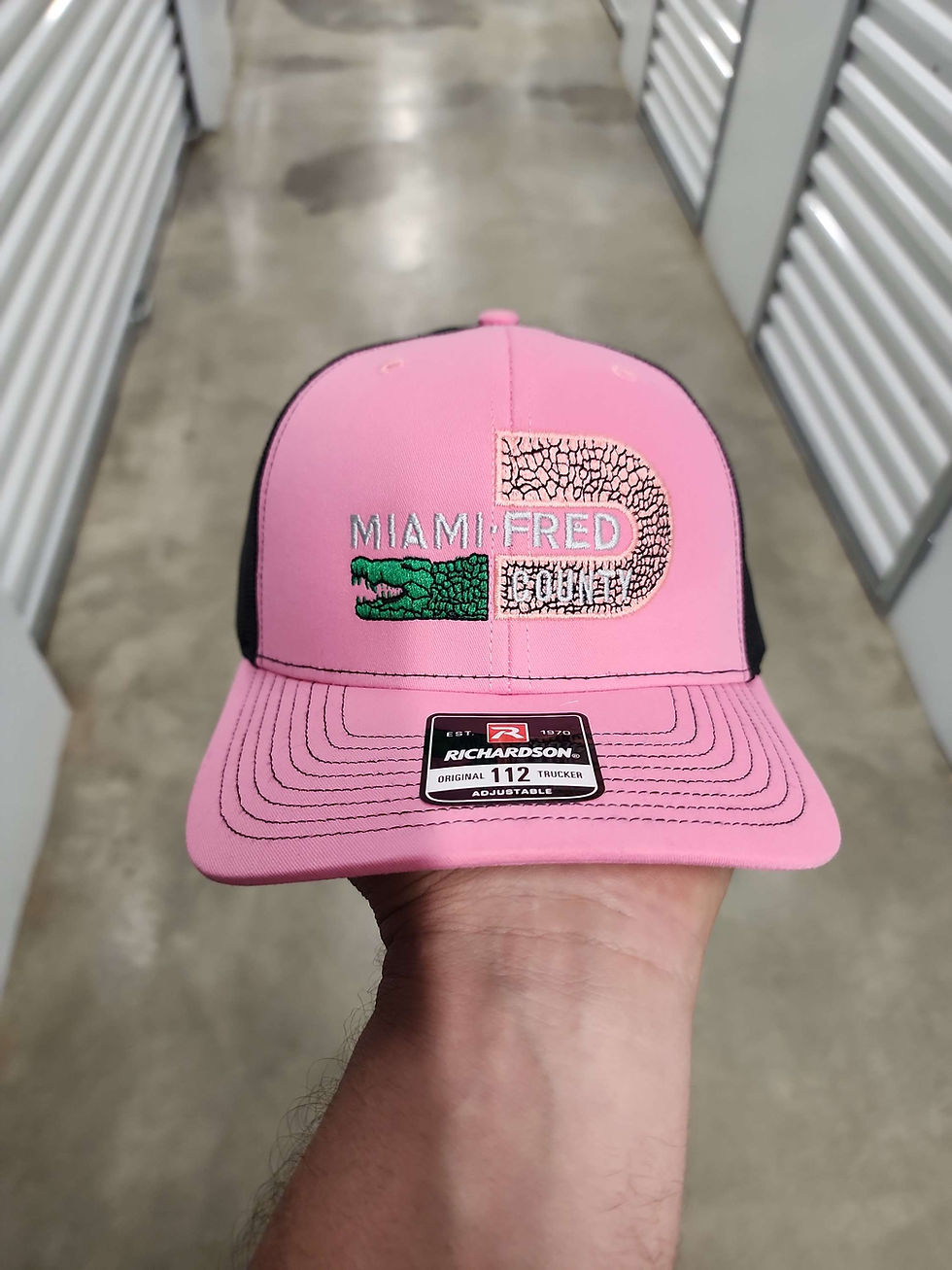 Pink Miami Fred County 112 Trucker