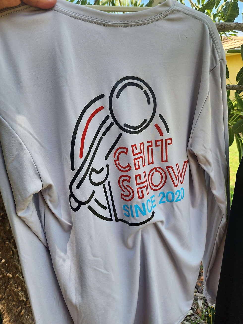Thumbnail: Chit Show Fishing Shirt (Black,Gray,White)
