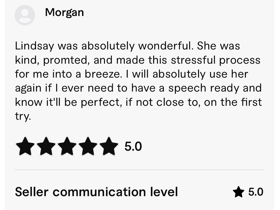 Thumbnail: Newlywed Speech Writing