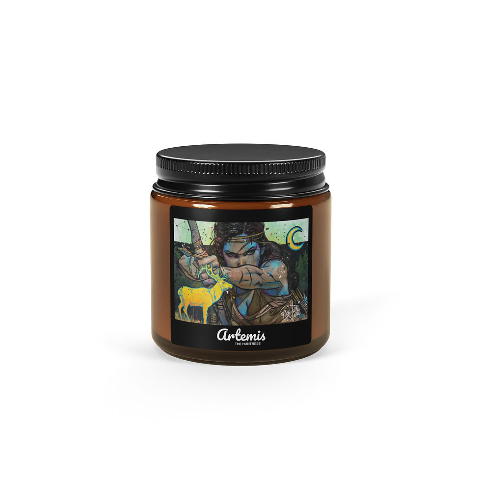 Thumbnail: Amber jar soy candle