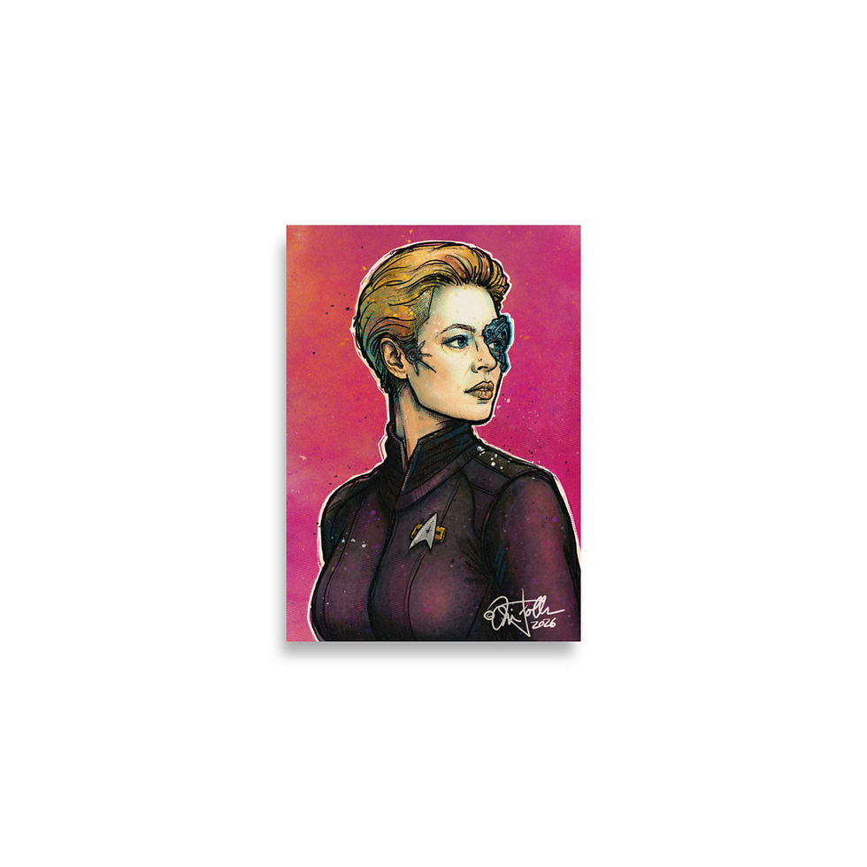 Thumbnail: Seven of Nine Fine Art Poster
