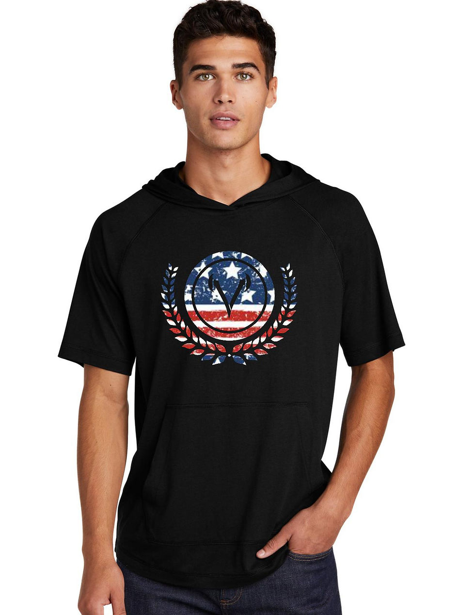 Thumbnail: Vandal"Tech"Short Sleeve Hoodie