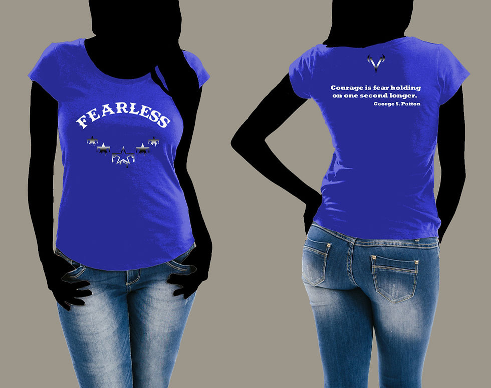 Thumbnail: Inspiration/ Motivation Fearless Women tee