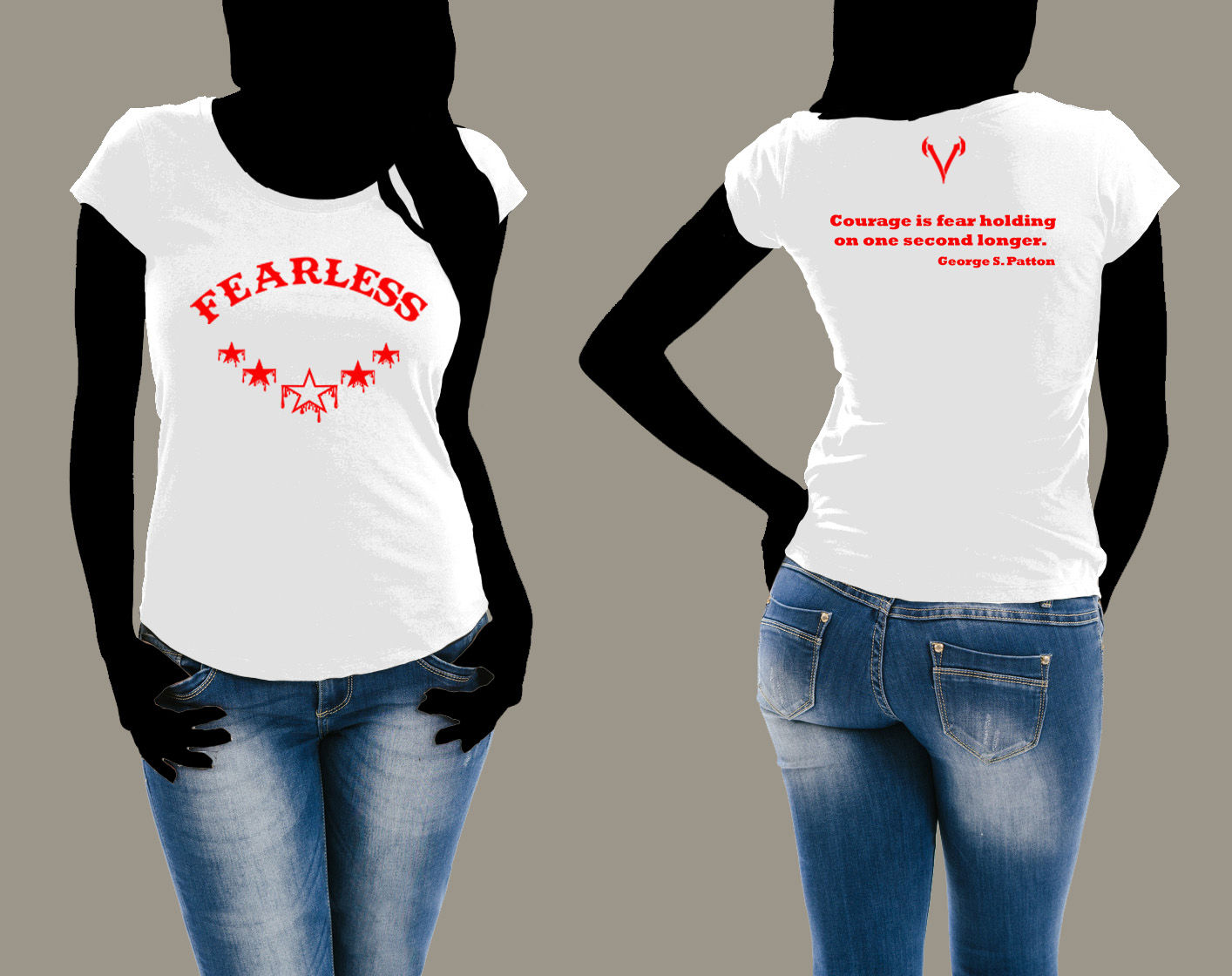 Inspiration / Motivation Fearless Women Tee