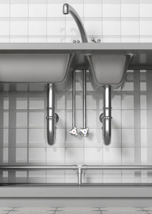 Inspecting Under the Sink