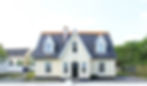 white and brown concrete house