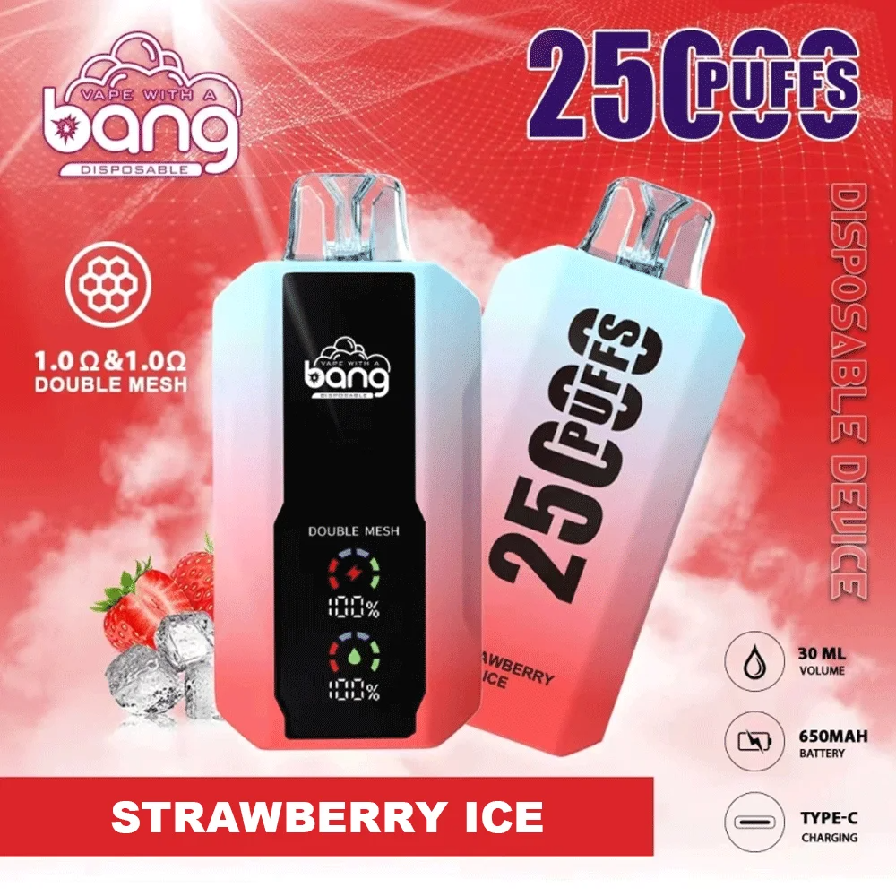 【ニコパフ】BANGKING 25000パフ ストロベリーアイス