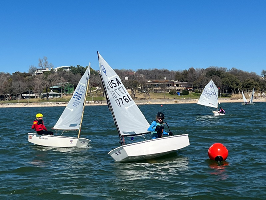 Opti sailors