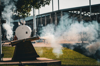 Cannon fire at FWBC