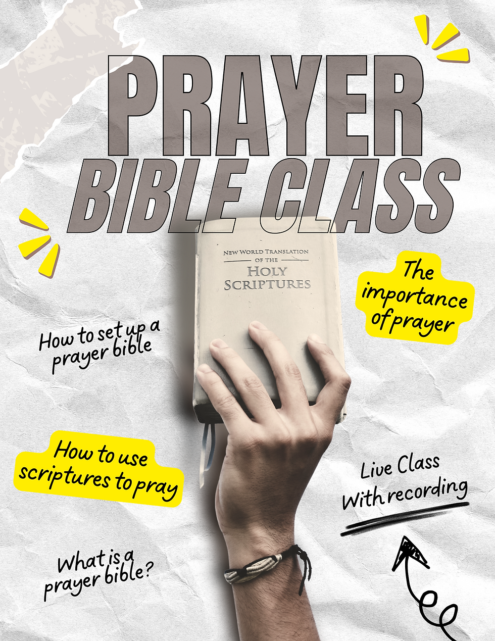 Prayer Bible Class [How to Create] (Recorded Class)
