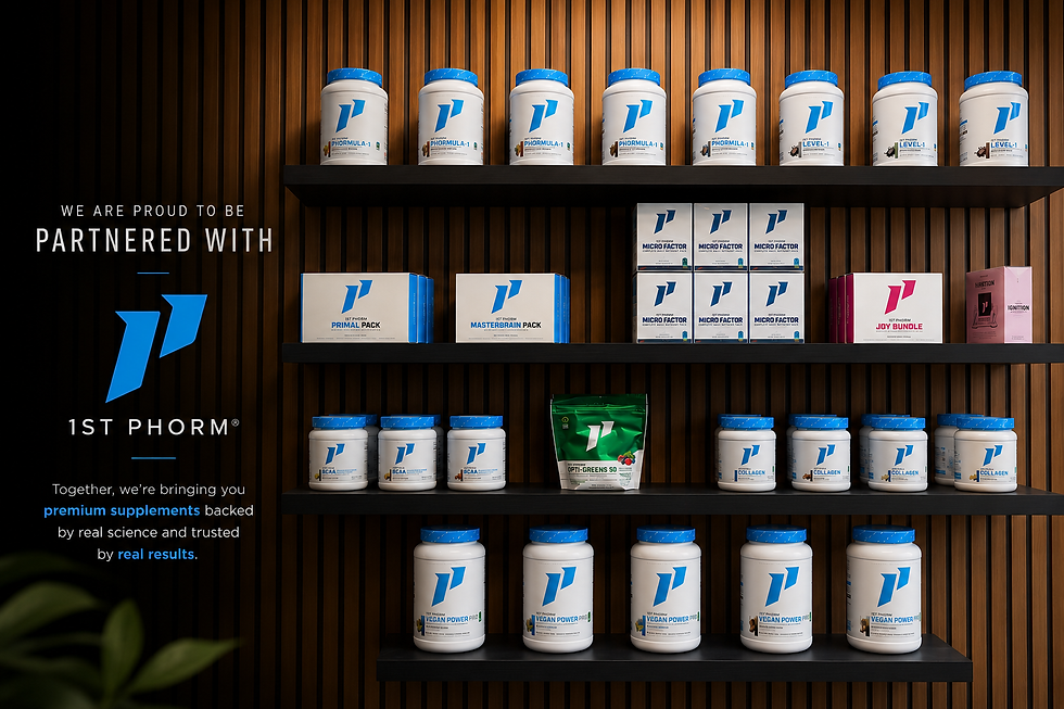 Proudly Partnered with 1st Phorm