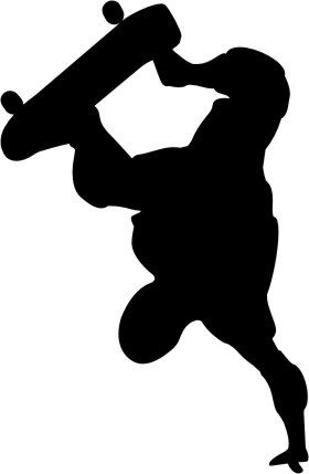 Skateboard,Wandaufkleber,Wandsticker,Wandtattoo,