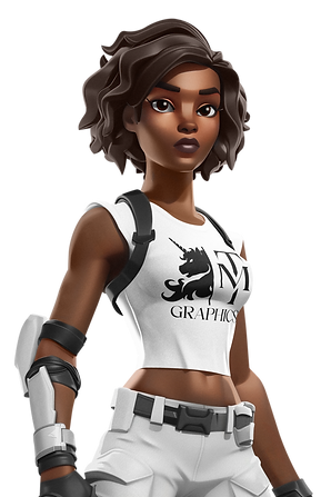 mockup-of-a-woman-inspired-by-fortnite-wearing-a-round-neck-tee-m38397.png