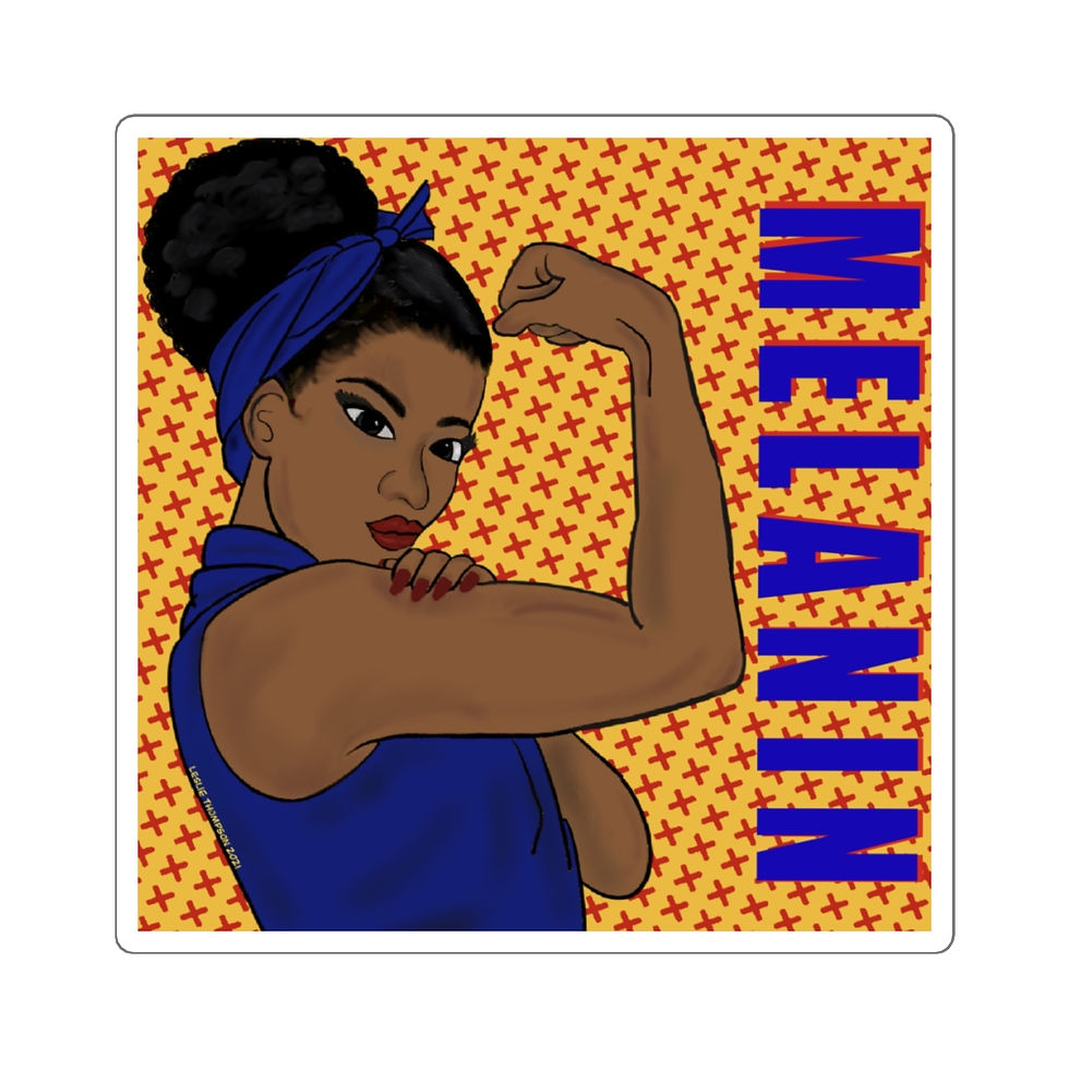 Thumbnail: Melanin Square Stickers